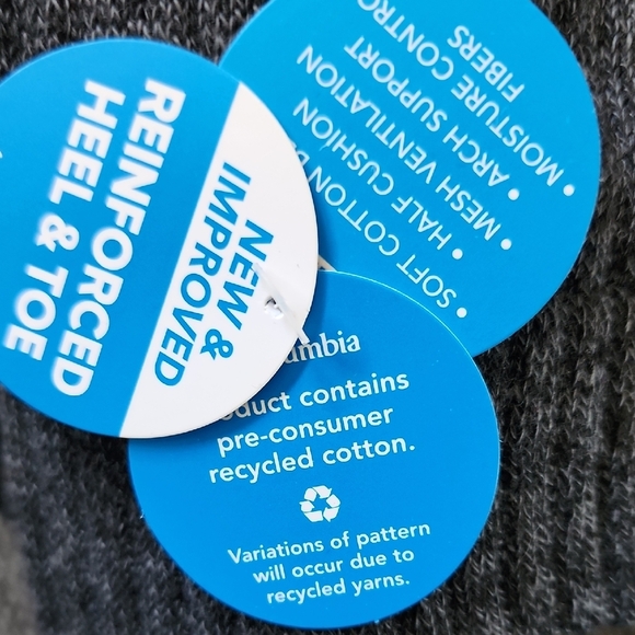 Columbia Gray Casual Socks with Textured Knit - Picture 5 of 5